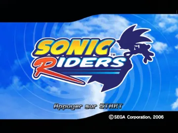 Sonic Riders (USA) screen shot title